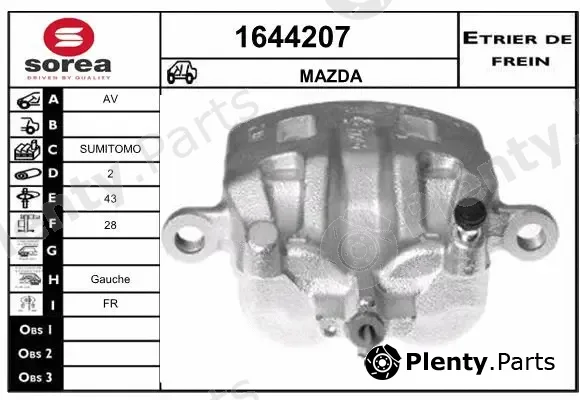 Snra 1644207 — Brake Caliper