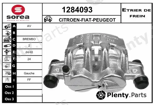 Snra 1284093 — Brake Caliper