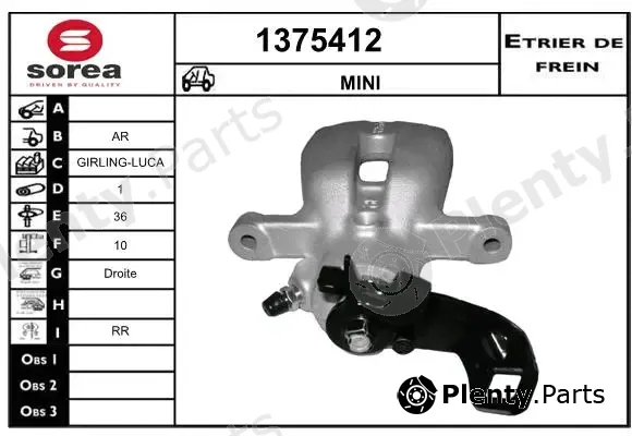 Snra 1375412 — Brake Caliper