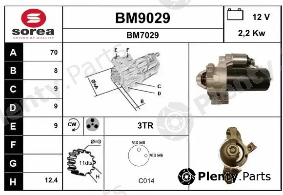 Snra BM9029 — Starter