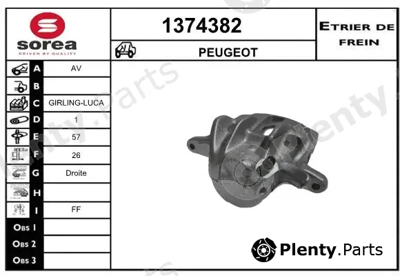 Snra 1374382 — Brake Caliper