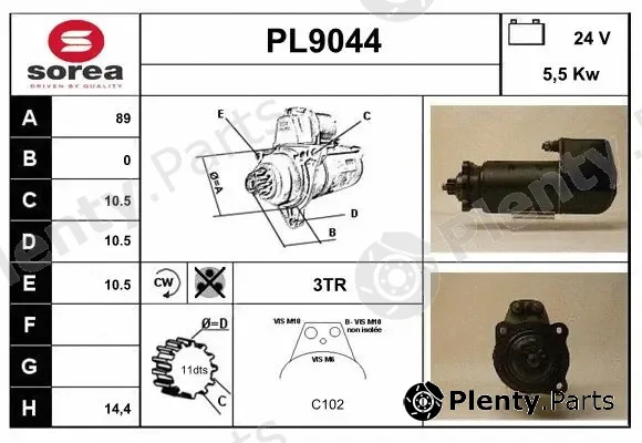 Snra PL9044 — Starter