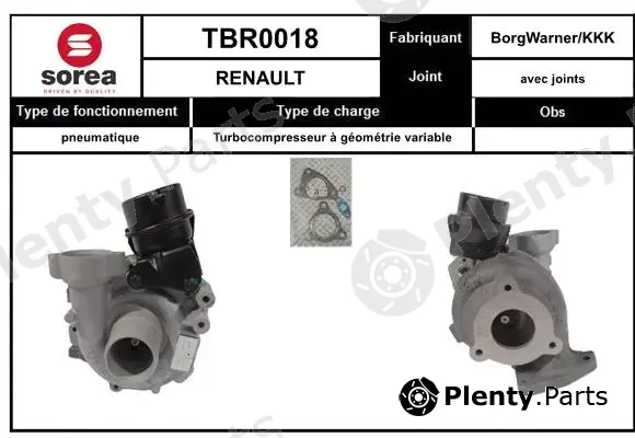 Snra TBR0018 — Charger, charging (supercharged/turbocharged)