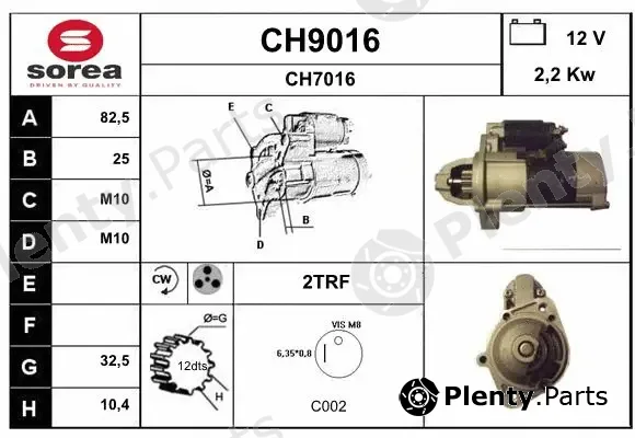 Snra CH9016 — Starter