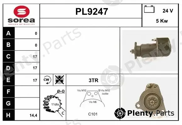 Snra PL9247 — Starter