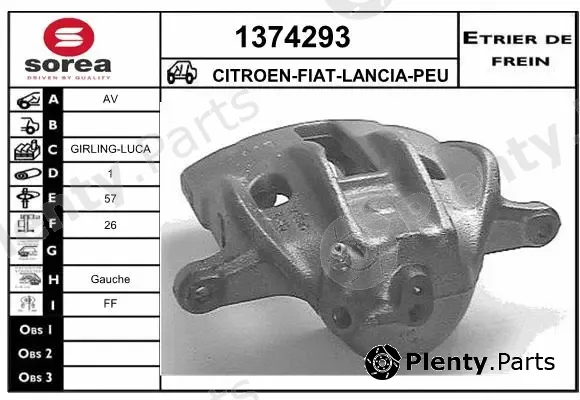 Snra 1374293 — Brake Caliper