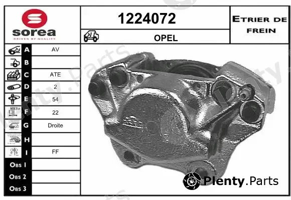 Snra 1224072 — Brake Caliper