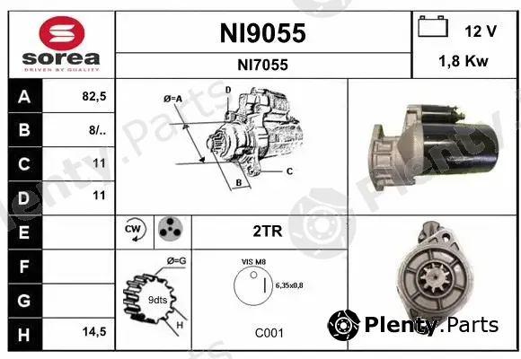 Snra NI9055 — Starter
