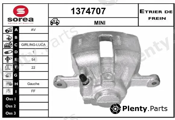 Snra 1374707 — Brake Caliper