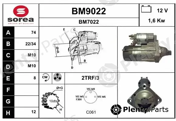 Snra BM9022 — Starter