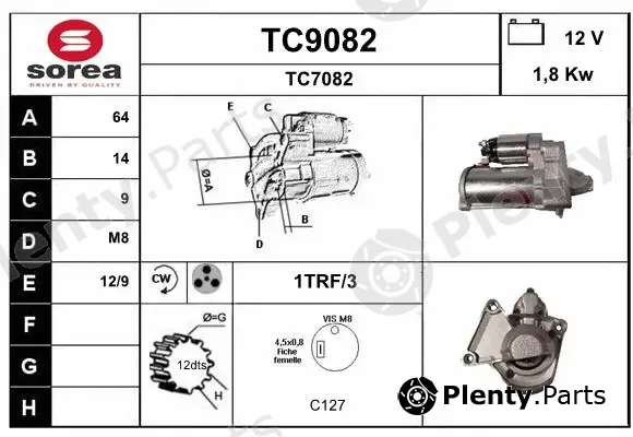 Snra TC9082 — Starter