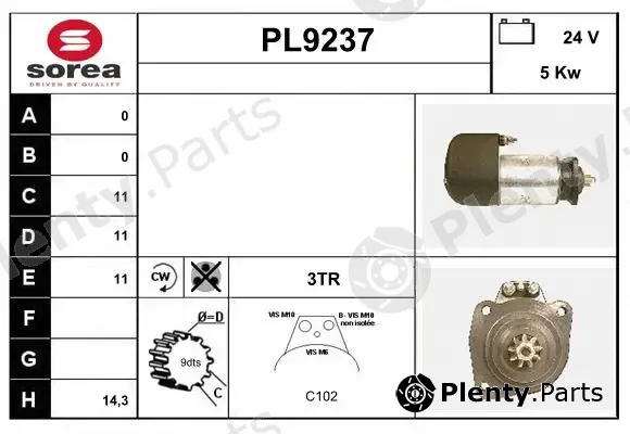 Snra PL9237 — Starter