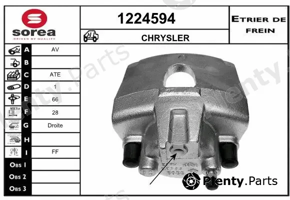 Snra 1224594 — Brake Caliper