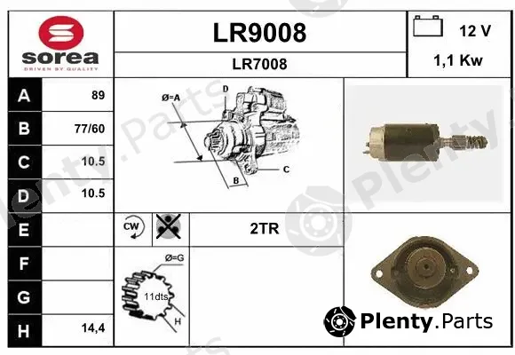 Snra LR9008 — Starter