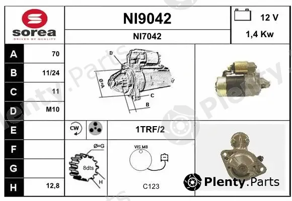 Snra NI9042 — Starter