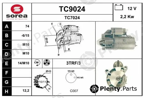 Snra TC9024 — Starter