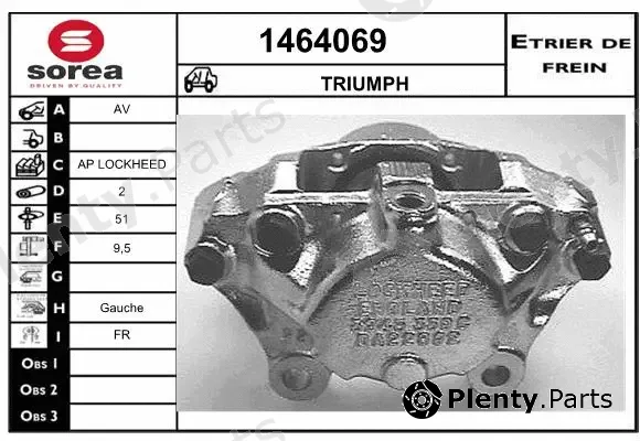 Snra 1464069 — Brake Caliper