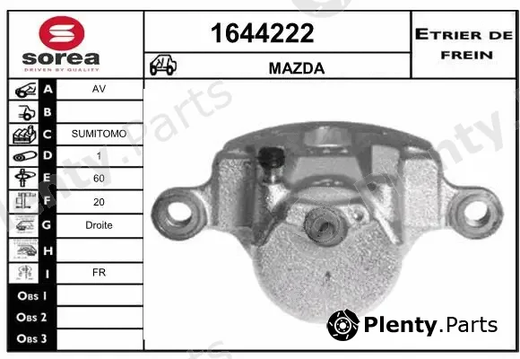 Snra 1644222 — Brake Caliper