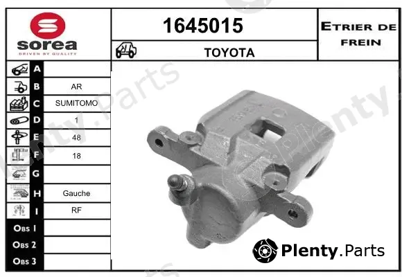 Snra 1645015 — Brake Caliper