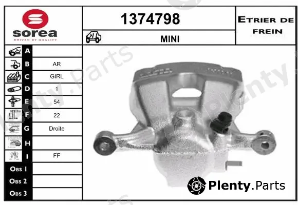 Snra 1374798 — Brake Caliper