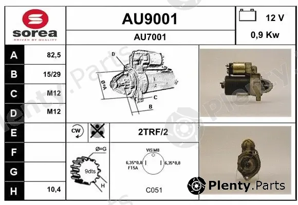 Snra AU9001 — Starter