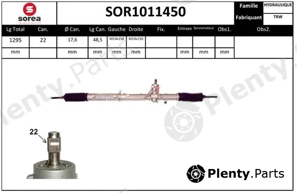 Snra SOR1011450 — Steering Gear