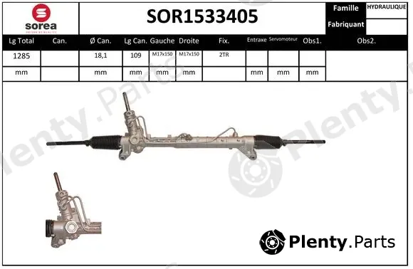 Snra SOR1533405 — Steering Gear