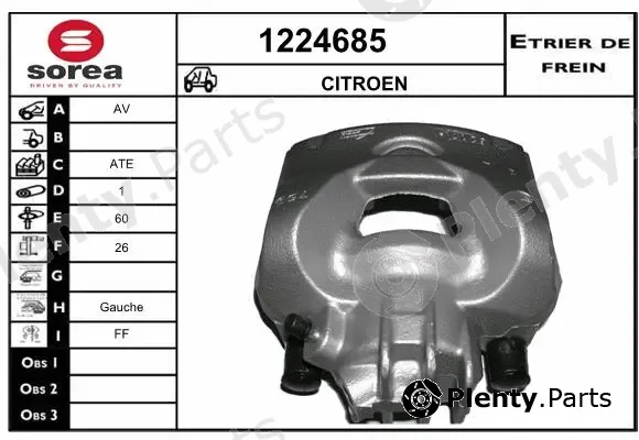 Snra 1224685 — Brake Caliper