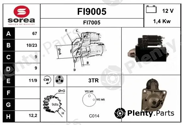 Snra FI9005 — Starter