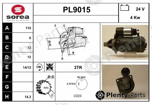 Snra PL9015 — Starter