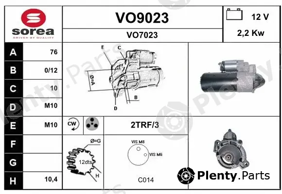 Snra VO9023 — Starter