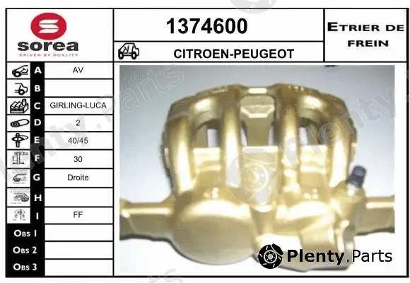 Snra 1374600 — Brake Caliper