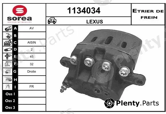 Snra 1134034 — Brake Caliper