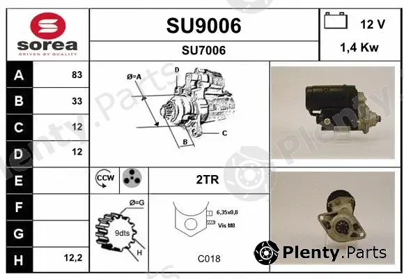 Snra SU9006 — Starter