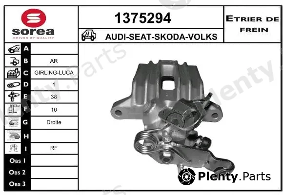 Snra 1375294 — Brake Caliper