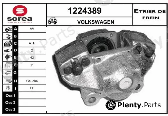 Snra 1224389 — Brake Caliper