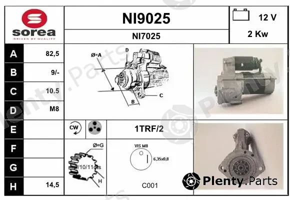 Snra NI9025 — Starter