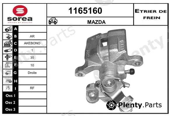 Snra 1165160 — Brake Caliper