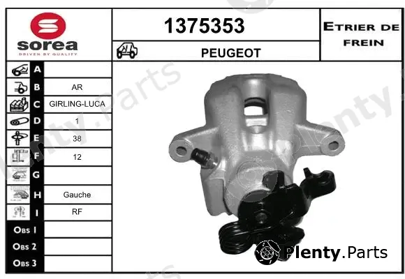 Snra 1375353 — Brake Caliper