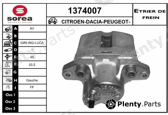 Snra 1374007 — Brake Caliper