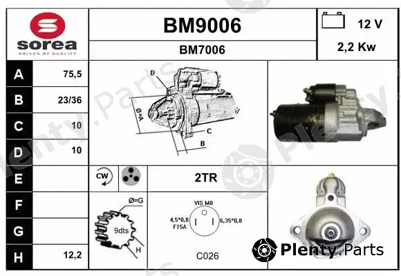 Snra BM9006 — Starter