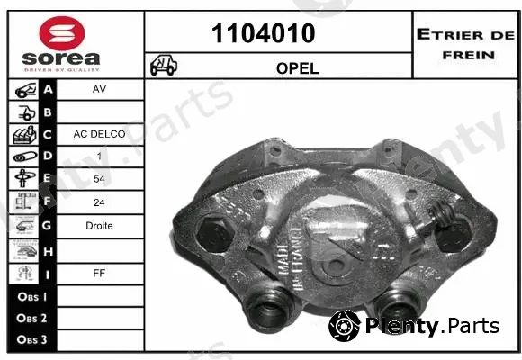 Snra 1104010 — Brake Caliper