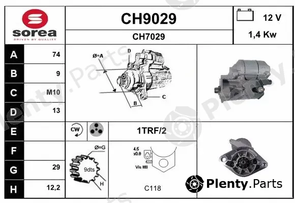 Snra CH9029 — Starter