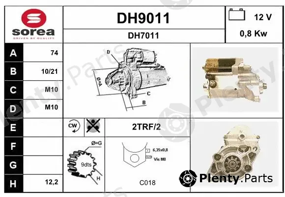Snra DH9011 — Starter