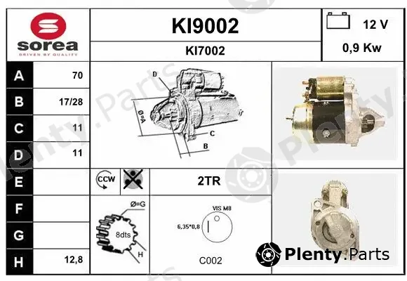 Snra KI9002 — Starter