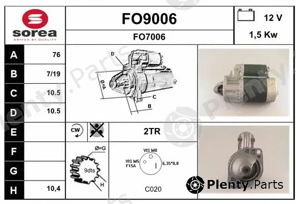 Snra FO9006 — Starter