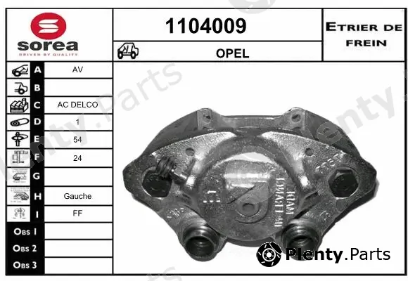 Snra 1104009 — Brake Caliper