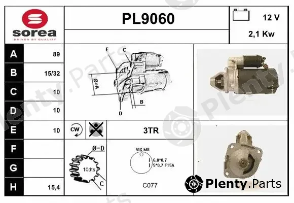Snra PL9060 — Starter