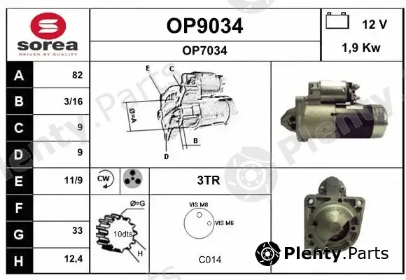 Snra OP9034 — Starter