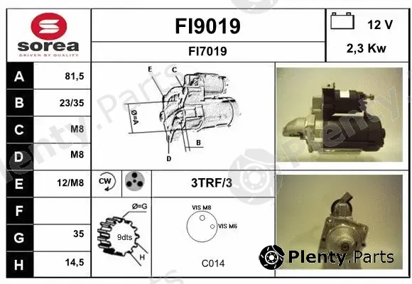 Snra FI9019 — Starter